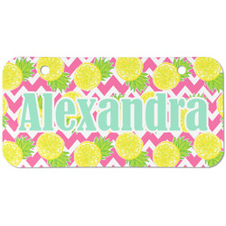 Pineapples Mini/Bicycle License Plate (2 Holes) (Personalized)