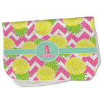 Pineapples Burp Cloth - Fleece w/ Name and Initial