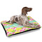 Pineapples Outdoor Dog Beds - Large - IN CONTEXT