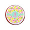 Pineapples Printed Icing Circle - XSmall - On Cookie