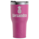 Pineapples RTIC Tumbler - Magenta - Laser Engraved - Single-Sided (Personalized)