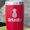 Pineapples Red Polar Camel Tumbler - 20oz - Close Up