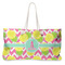 Pineapples Large Rope Tote Bag - Front View