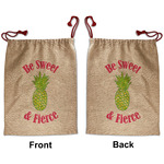 Pineapples Santa Sack - Front & Back (Personalized)