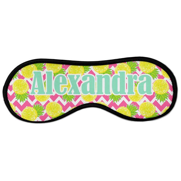 Custom Pineapples Sleeping Eye Masks - Large (Personalized)