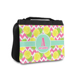 Pineapples Toiletry Bag - Small (Personalized)