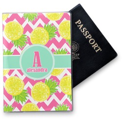 Pineapples Vinyl Passport Holder (Personalized)