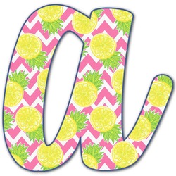 Pineapples Letter Decal - Medium (Personalized)