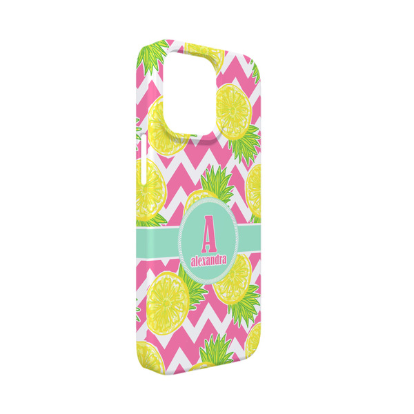 Custom Pineapples iPhone Case - Plastic - iPhone 13 Mini (Personalized)