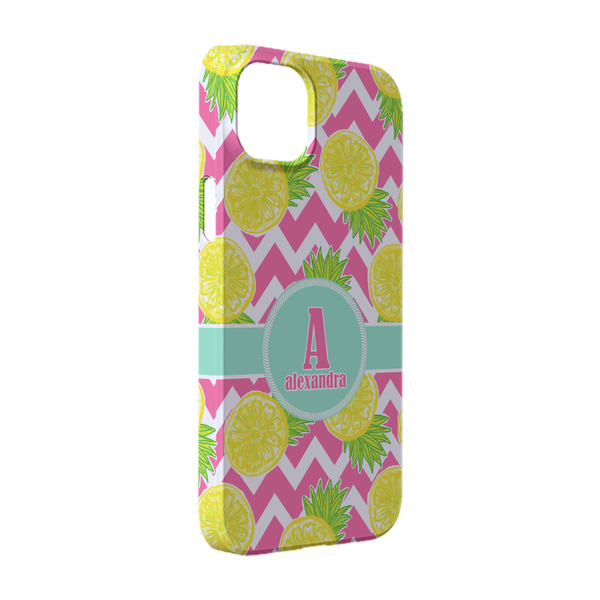 Custom Pineapples iPhone Case - Plastic - iPhone 14 (Personalized)