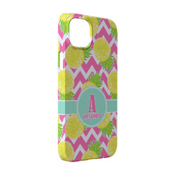 Pineapples iPhone Case - Plastic - iPhone 14 Pro (Personalized)
