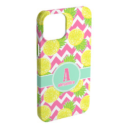 Pineapples iPhone Case - Plastic - iPhone 15 Plus (Personalized)