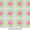 Preppy Hibiscus 1" Multipurpose Round Labels - Sheet