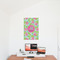 Preppy Hibiscus 20x30 - Matte Poster - On the Wall