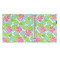 Preppy Hibiscus 3 Ring Binders - Full Wrap - 1" - OPEN INSIDE