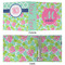 Preppy Hibiscus 3 Ring Binders - Full Wrap - 2" - APPROVAL