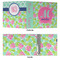 Preppy Hibiscus 3 Ring Binders - Full Wrap - 3" - APPROVAL