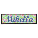 Preppy Hibiscus Bar Mat (Personalized)