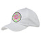 Preppy Hibiscus Baseball Cap - White (Personalized)