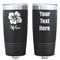 Preppy Hibiscus Black Polar Camel Tumbler - 20oz - Double Sided  - Approval