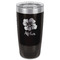 Preppy Hibiscus Black Polar Camel Tumbler - 20oz - Front