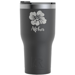 Preppy Hibiscus RTIC Tumbler - 30 oz (Personalized)