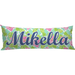 Preppy Hibiscus Body Pillow Case (Personalized)