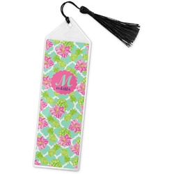 Preppy Hibiscus Book Mark w/Tassel (Personalized)