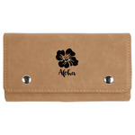 Preppy Hibiscus Cards & Dice Set - Light Brown (Personalized)