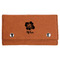 Preppy Hibiscus Cards & Dice Set - Rawhide - Front