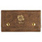 Preppy Hibiscus Cards & Dice Set - Rustic Brown - Front