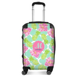Preppy Hibiscus Suitcase - 20" Carry On (Personalized)