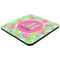 Preppy Hibiscus Coaster Set - FLAT (one)