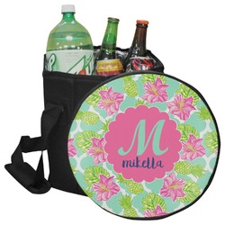 Preppy Hibiscus Collapsible Cooler & Seat (Personalized)