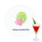 Preppy Hibiscus Drink Topper - Medium - Single with Drink