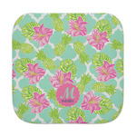 Preppy Hibiscus Face Towel (Personalized)