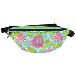 Preppy Hibiscus Fanny Pack - Classic Style (Personalized)