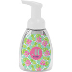 Preppy Hibiscus Foam Soap Bottle - White (Personalized)