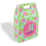 Preppy Hibiscus Gable Favor Box (Personalized)