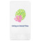 Preppy Hibiscus Guest Napkins - Full Color - Embossed Edge (Personalized)