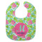 Preppy Hibiscus New Bib Flat Approval