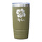 Preppy Hibiscus Olive Polar Camel Tumbler - 20oz - Single Sided - Approval