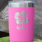 Preppy Hibiscus Pink Polar Camel Tumbler - 20oz - Close Up