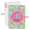 Preppy Hibiscus Playing Cards - Approval