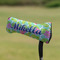 Preppy Hibiscus Putter Cover - On Putter