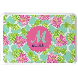 Preppy Hibiscus Serving Tray (Personalized)