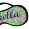 Preppy Hibiscus Sleeping Eye Mask - DETAIL Large