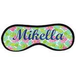 Preppy Hibiscus Sleeping Eye Masks - Large (Personalized)