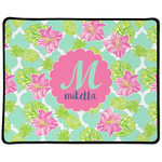 Preppy Hibiscus Large Gaming Mouse Pad - 12.5" x 10" (Personalized)