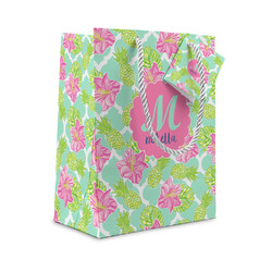 Preppy Hibiscus Small Gift Bag (Personalized)